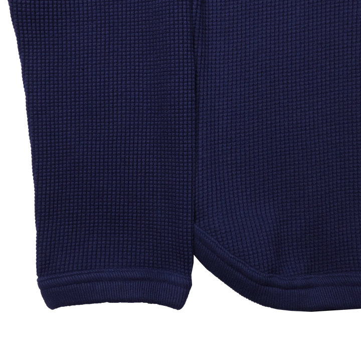 FULLCOUNT - Heavyweight Waffle L/S T shirt Purple Navy [5964-25]
