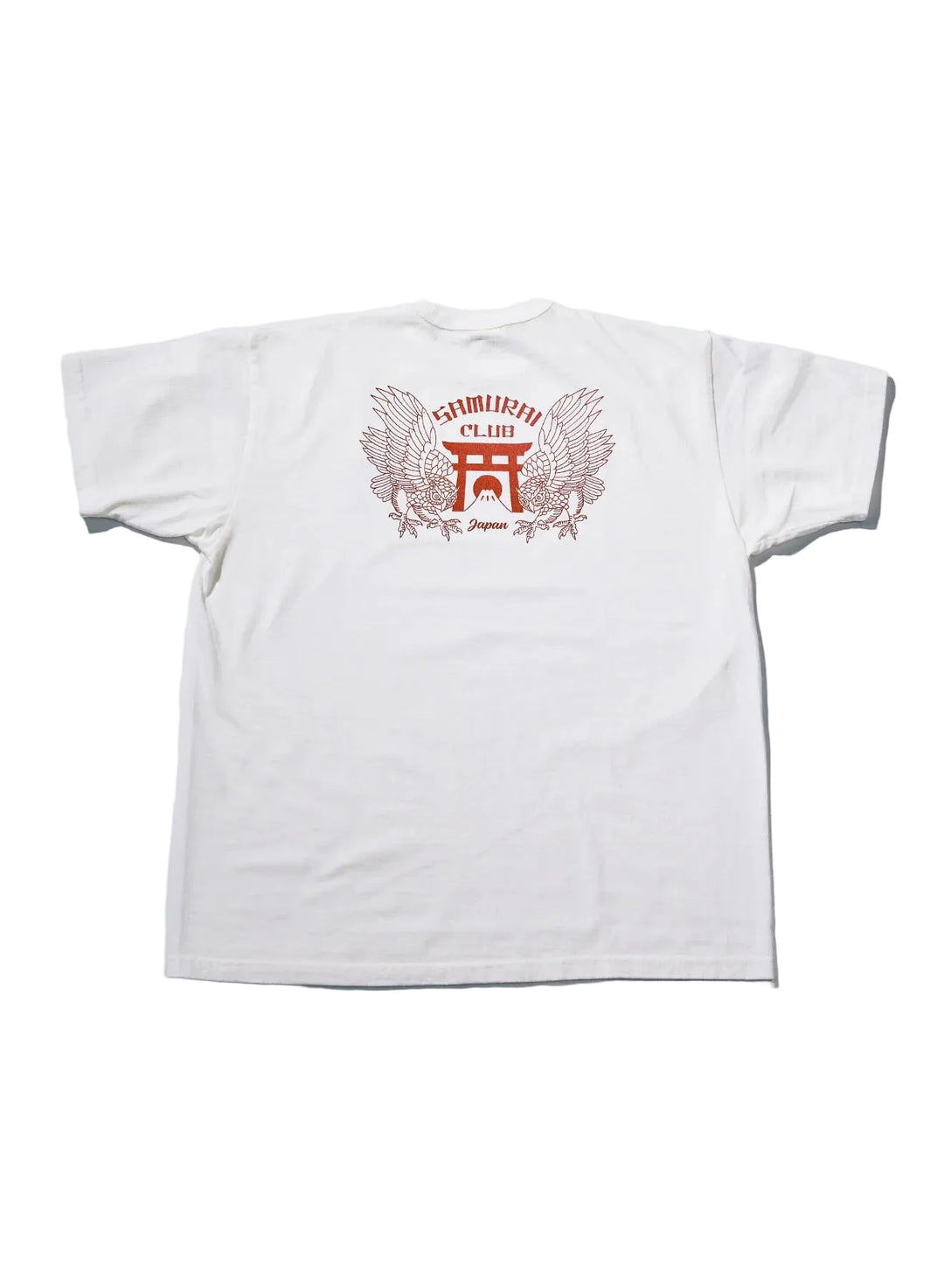 Samurai - Heavy Weight "Night Owl" Printed T-shirt White [SCT26-101]