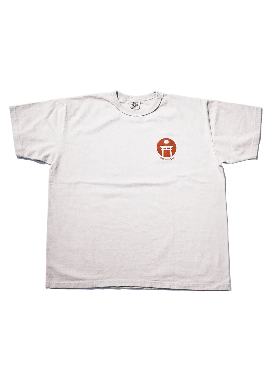 Samurai - Heavy Weight "Night Owl" Printed T-shirt Light Grey [SCT26-101]
