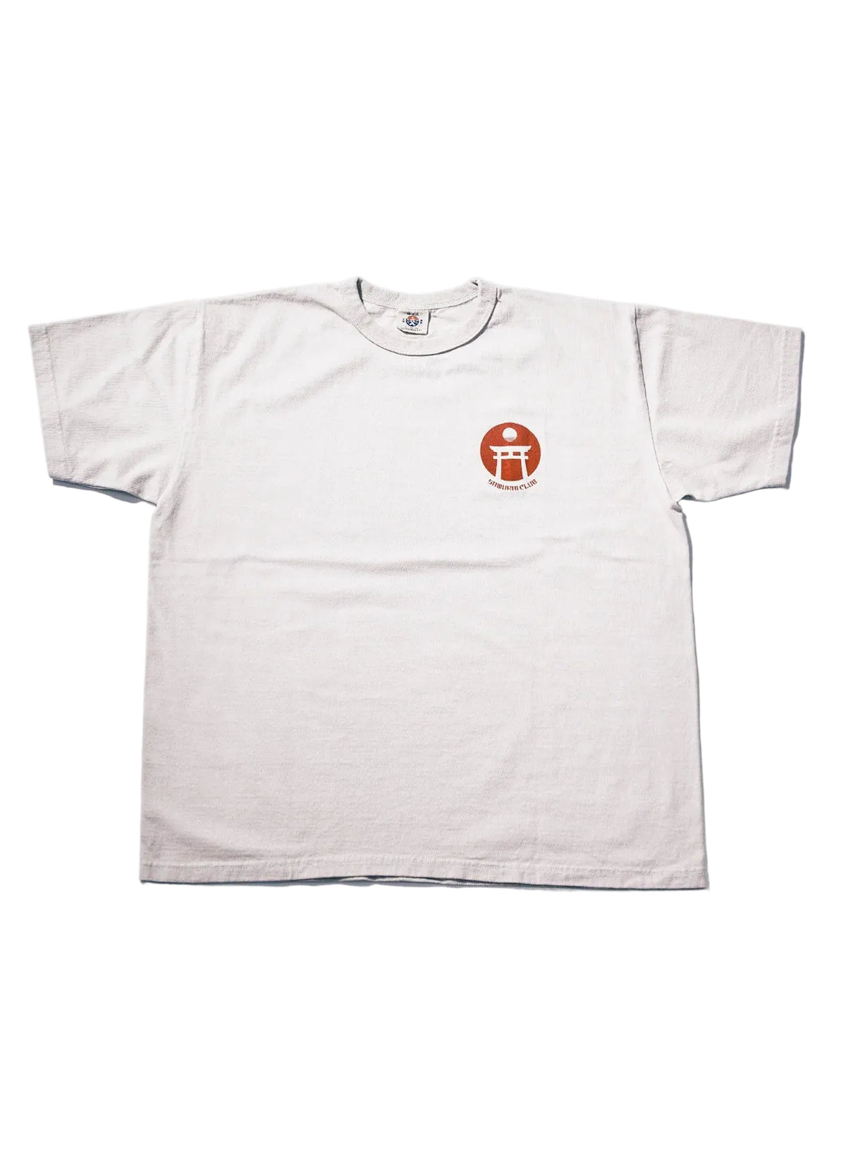 Samurai - Heavy Weight "Night Owl" Printed T-shirt Light Grey [SCT26-101]