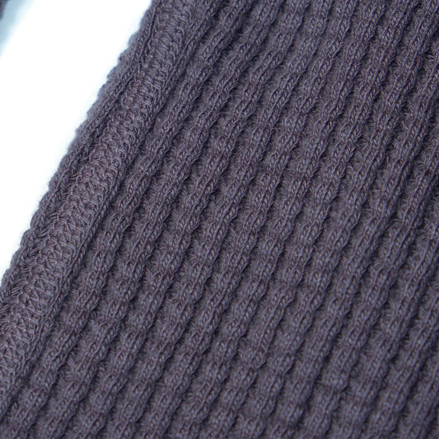 UES Big Waffle Henley Long sleeve - Purple Navy [66BW] ON PREORDER*
