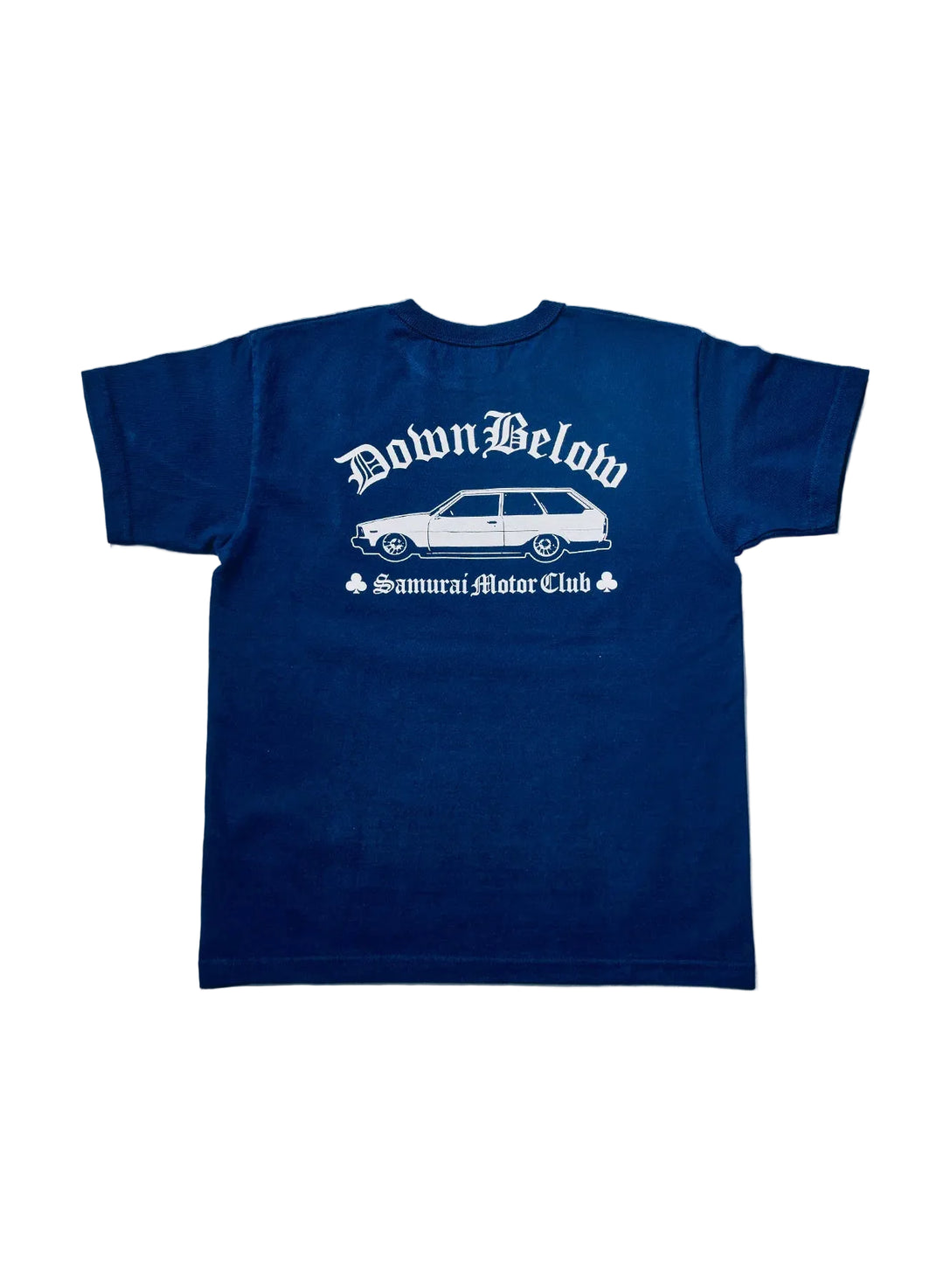 Samurai - Heavy Weight "Down Below" Printed T-shirt Navy [SMT26-101]
