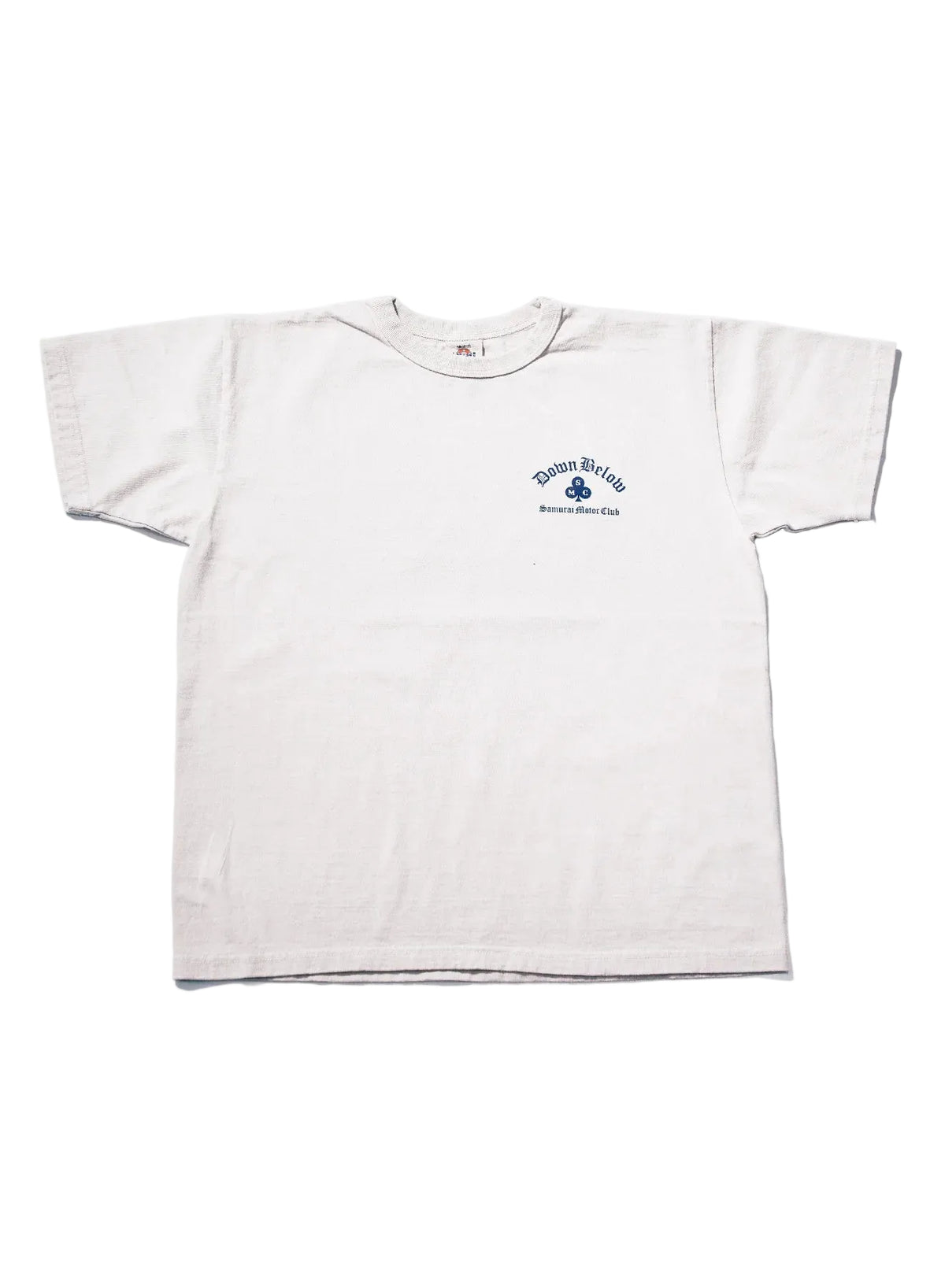 Samurai - Heavy Weight "Down Below" Printed T-shirt Light Grey [SMT26-101]