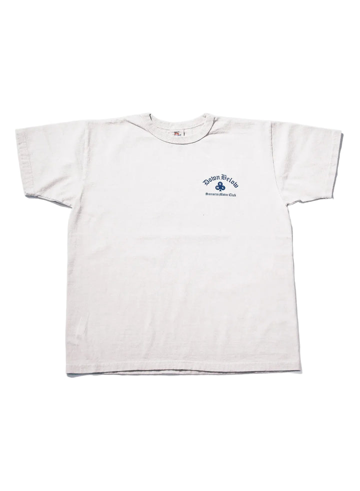Samurai - Heavy Weight "Down Below" Printed T-shirt Light Grey [SMT26-101]