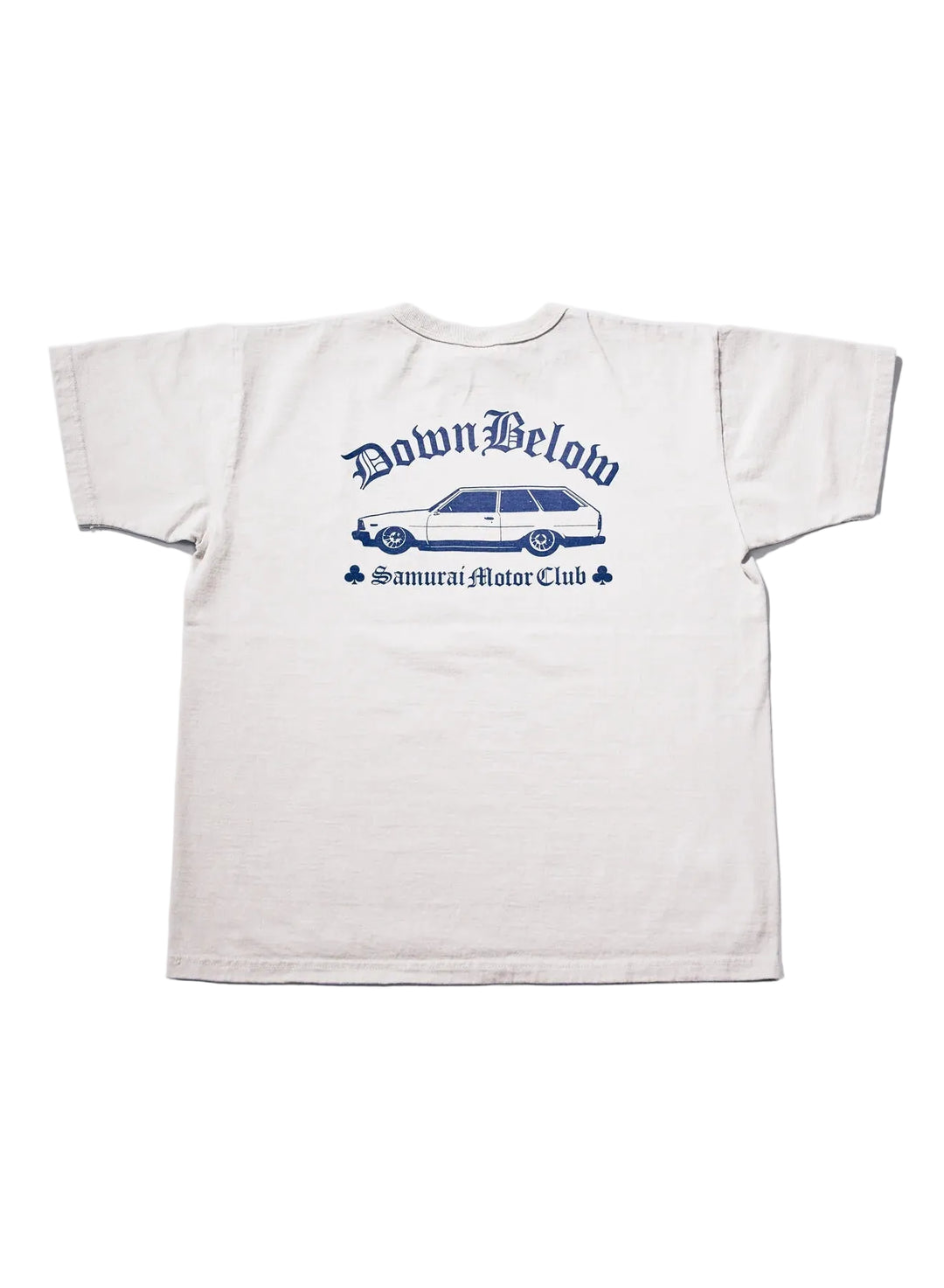 Samurai - Heavy Weight "Down Below" Printed T-shirt Light Grey [SMT26-101]