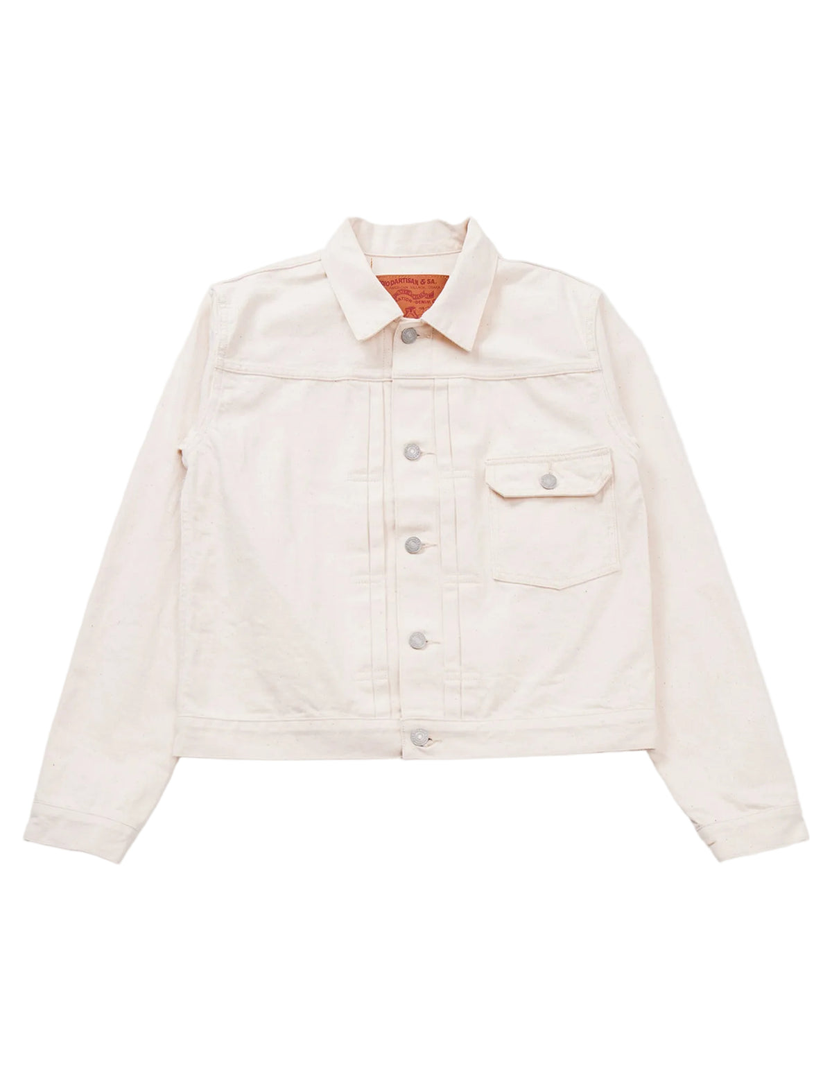 Studio D'Artisan - Women's Type I 12oz Denim Jacket Ecru [SDL-411EW]