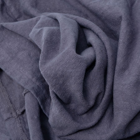 UES MFG.CO. - No. 8 Slub Nep Short Sleeve T-shirt Purple Navy [652321] ON PREORDER*