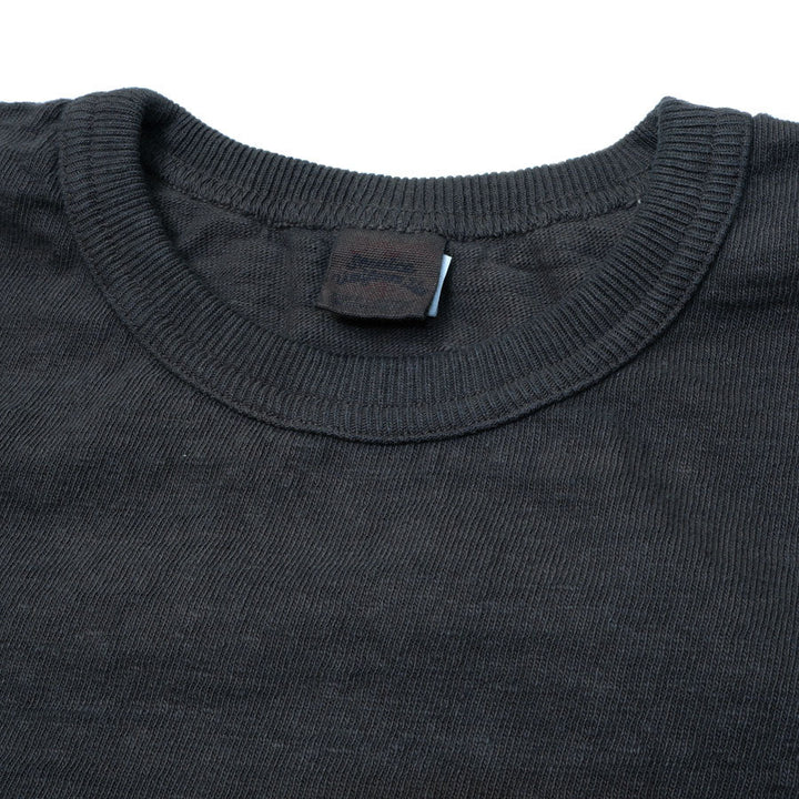 UES MFG.CO. - No. 8 Slub Nep Short Sleeve T-shirt Black [652321] ON PREORDER*