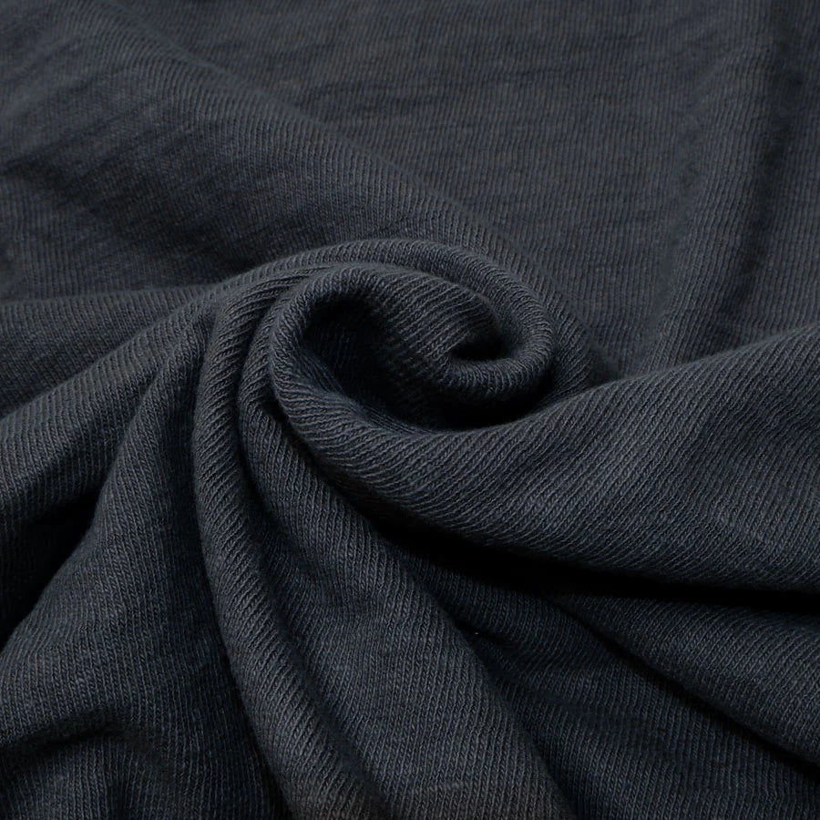 UES MFG.CO. - No. 8 Slub Nep Short Sleeve T-shirt Black [652321] ON PREORDER*