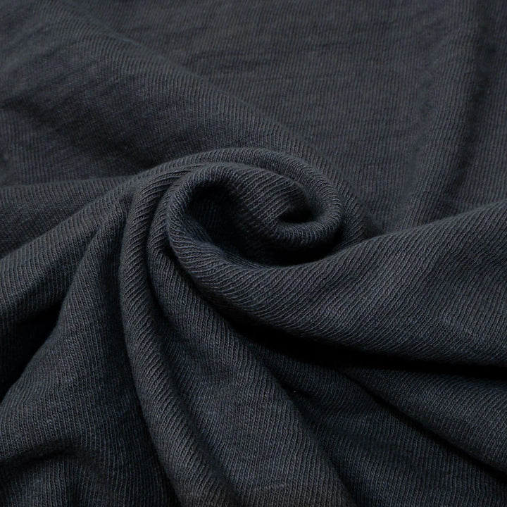UES MFG.CO. - No. 8 Slub Nep Short Sleeve T-shirt Black [652321] ON PREORDER*