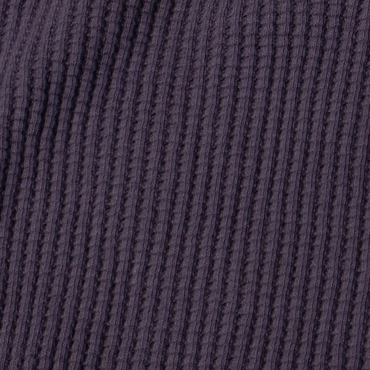 UES Big Waffle Henley Long sleeve - Purple Navy [66BW] ON PREORDER*