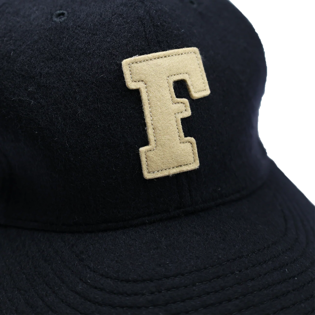 Full Count 6 Panel Wool Melton Baseball Hat - Navy [6843-25M] ON PREORDER*