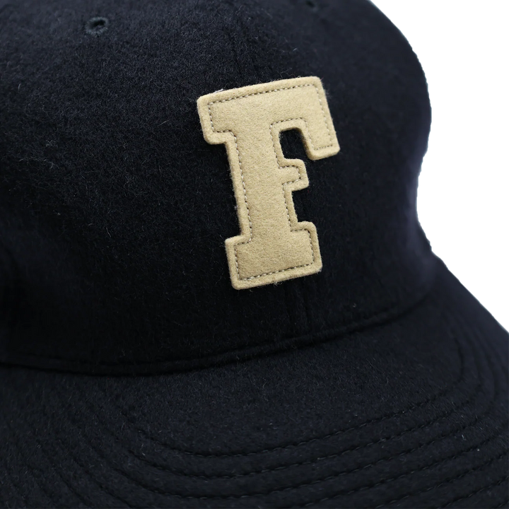 Full Count 6 Panel Wool Melton Baseball Hat - Navy [6843-25M] ON PREORDER*