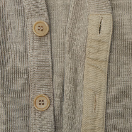 UES Single Rib Cardigan - Beige [772301] ON PREORDER*