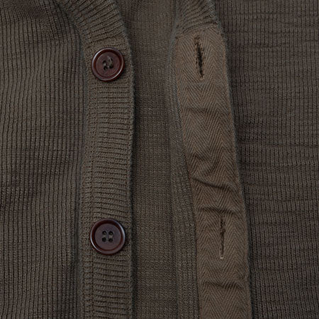 UES Single Rib Cardigan - Olive [772301] ON PREORDER*