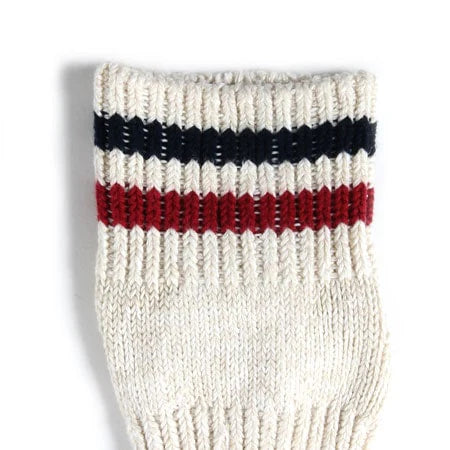 UES MFG.CO. - Sneaker Socks White/Navy Red [SSX-1]