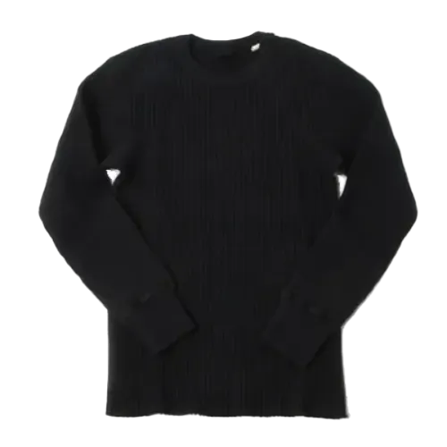 UES MFG.CO. - Big Waffle Shirt Black [60BW] COMING SOON*