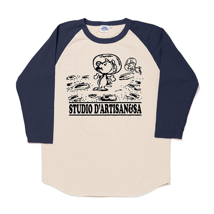 Studio D'Artisan Raglan 3/4 Sleeve T-shirt [8138B]