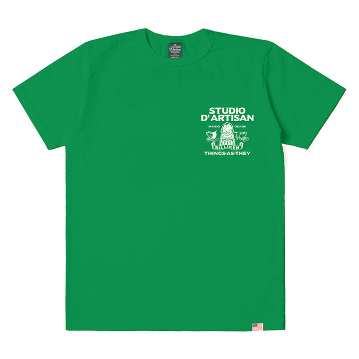 Studio D'Artisan Billiken T-Shirt [BILLI-004] - Green