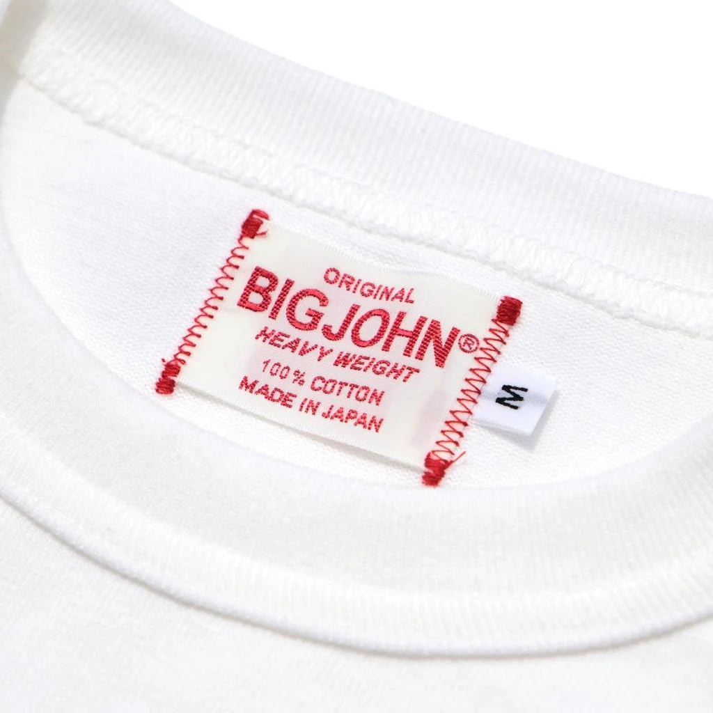 Big John - Magnum Weighted Tee - White [MHTS01M-69R]