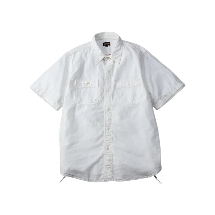 The Flat Head - 5oz Chambray Work T-Shirt [FN-SCK-010S]