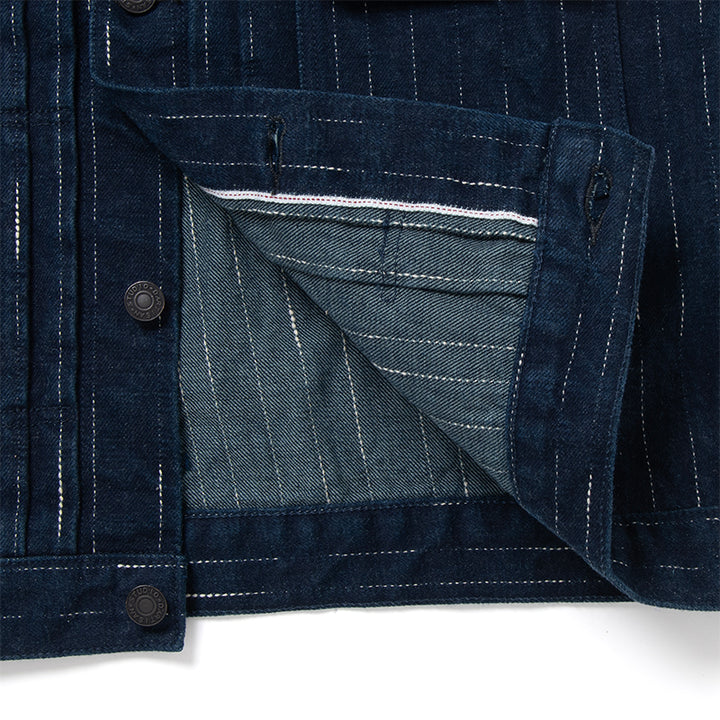 Studio D'Artisan Rain Kasuri Denim Jacket [D4589]