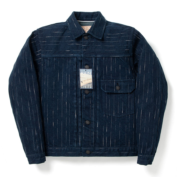 Studio D'Artisan Rain Kasuri Denim Jacket [D4589]