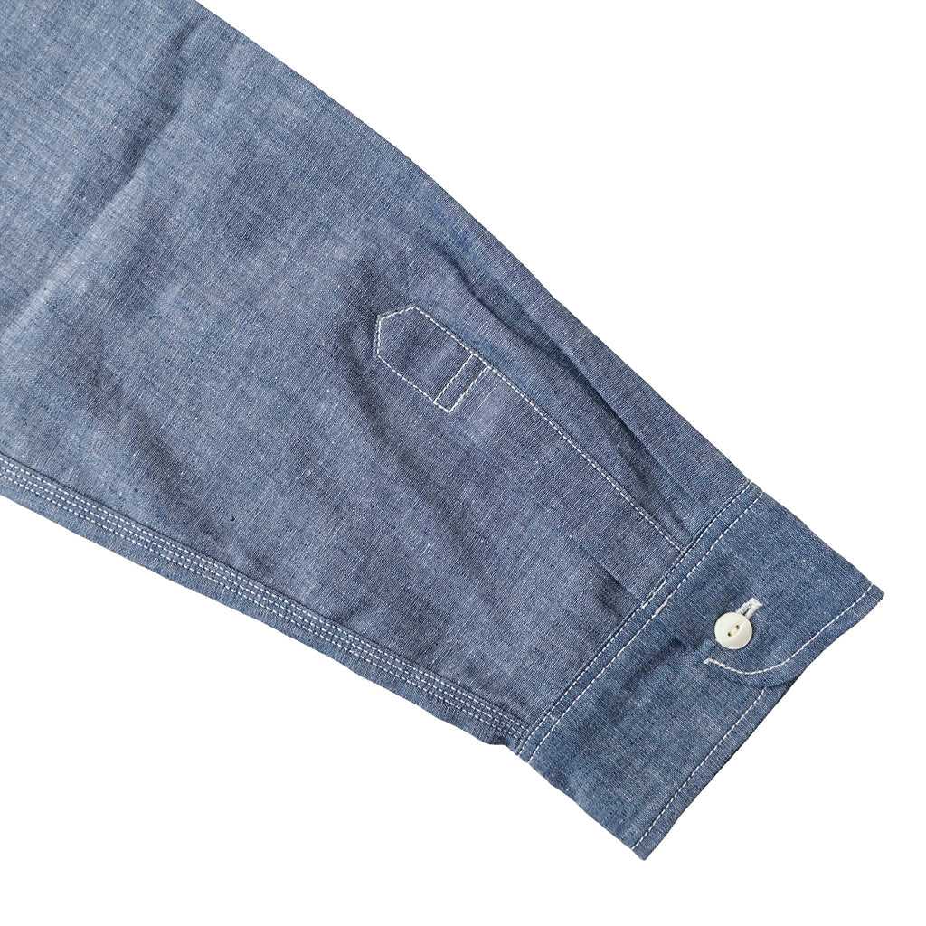 Big John Selvedge Chambray Work Shirt -  Indigo