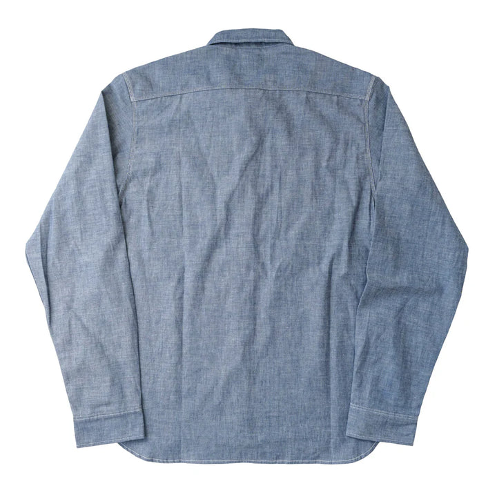 Big John Selvedge Chambray Work Shirt -  Indigo