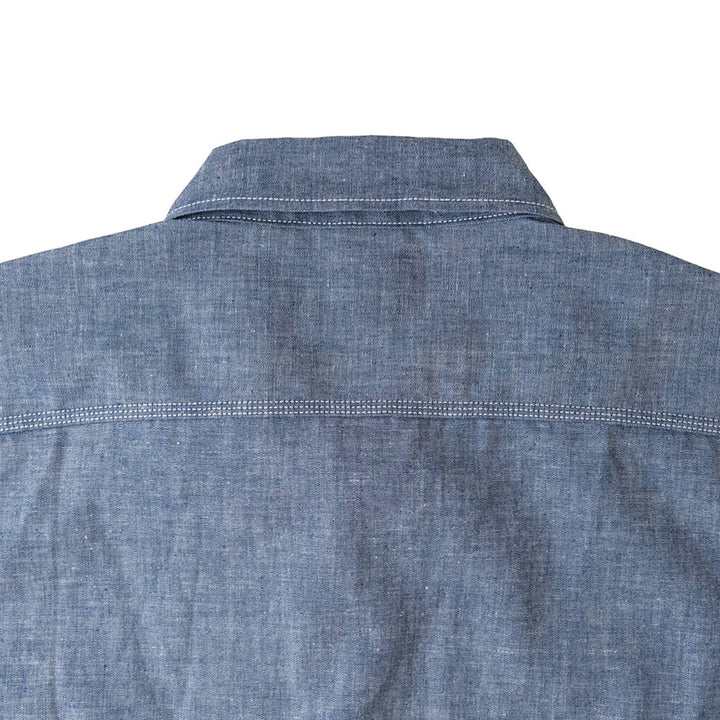 Big John Selvedge Chambray Work Shirt -  Indigo