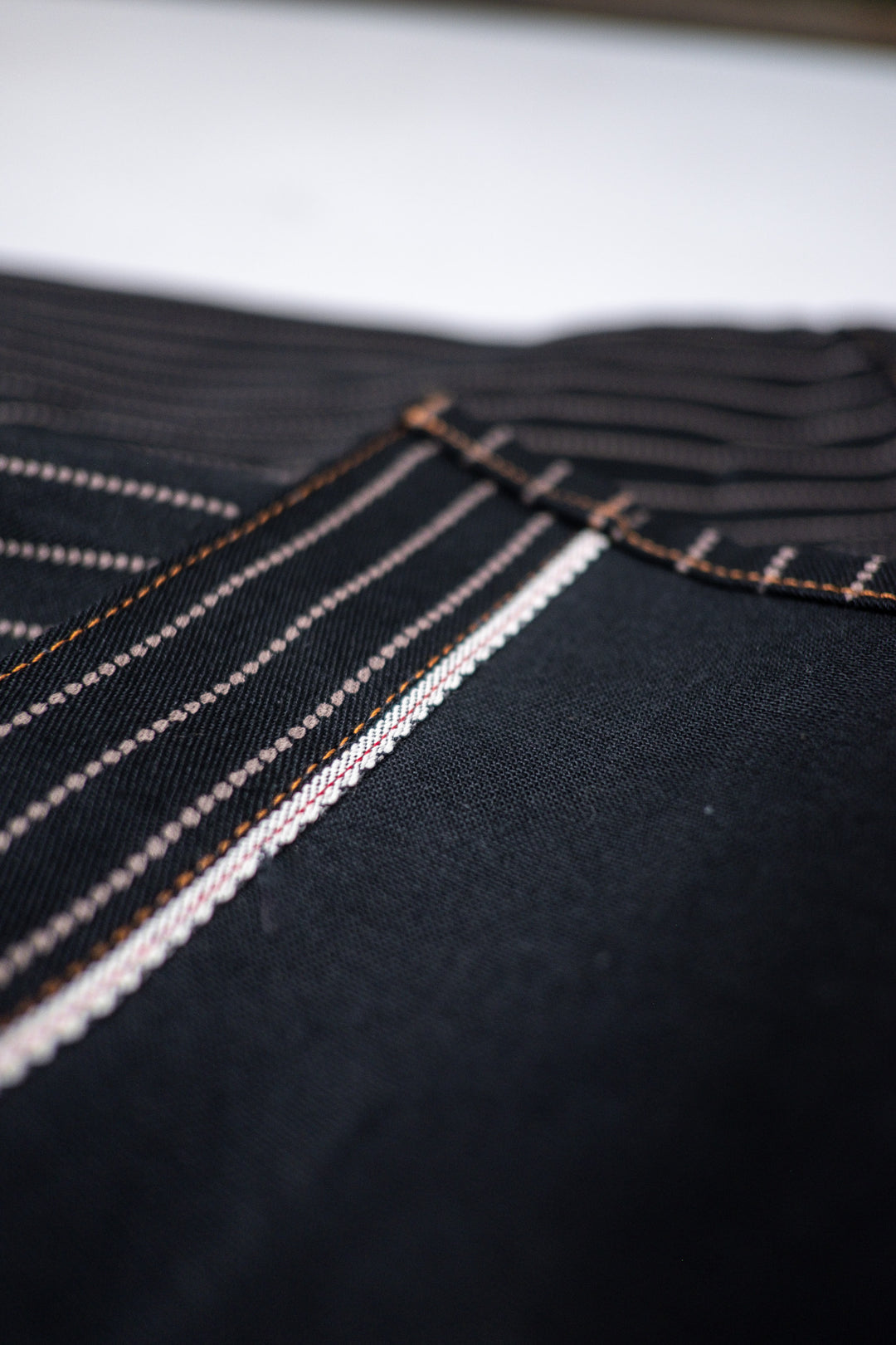 Indigofera Copeland Shirt - Black Wabash Selvedge