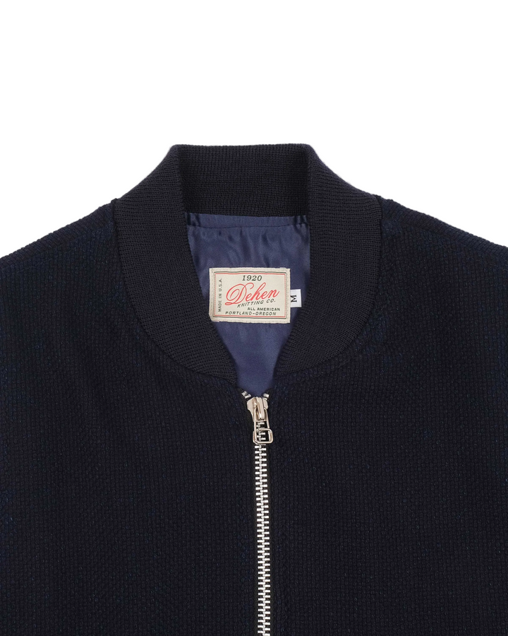 Dehen 1920 - Flight Vest Sashiko Cotton Indigo [JV093-INS]