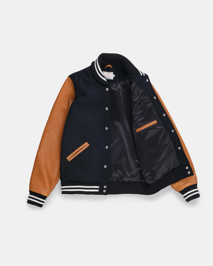 Dehen Varsity Jacket - Black / Rust