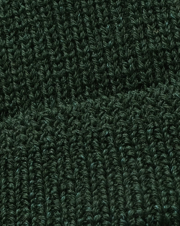 Dehen Wool Knit Watch Cap - Pine