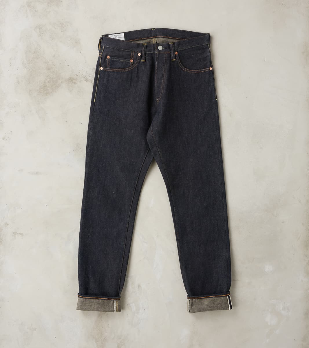 High-rise tapered jeans