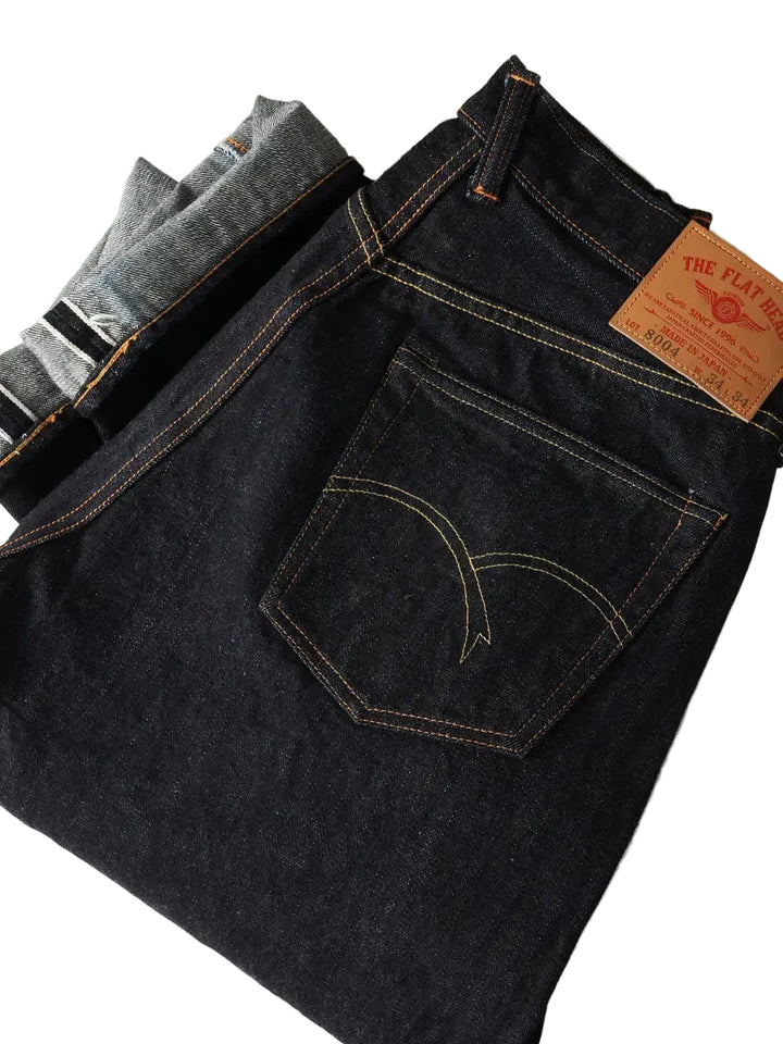 The Flat Head - 18oz Wide Tapered Selvedge Jeans [FN-8004]