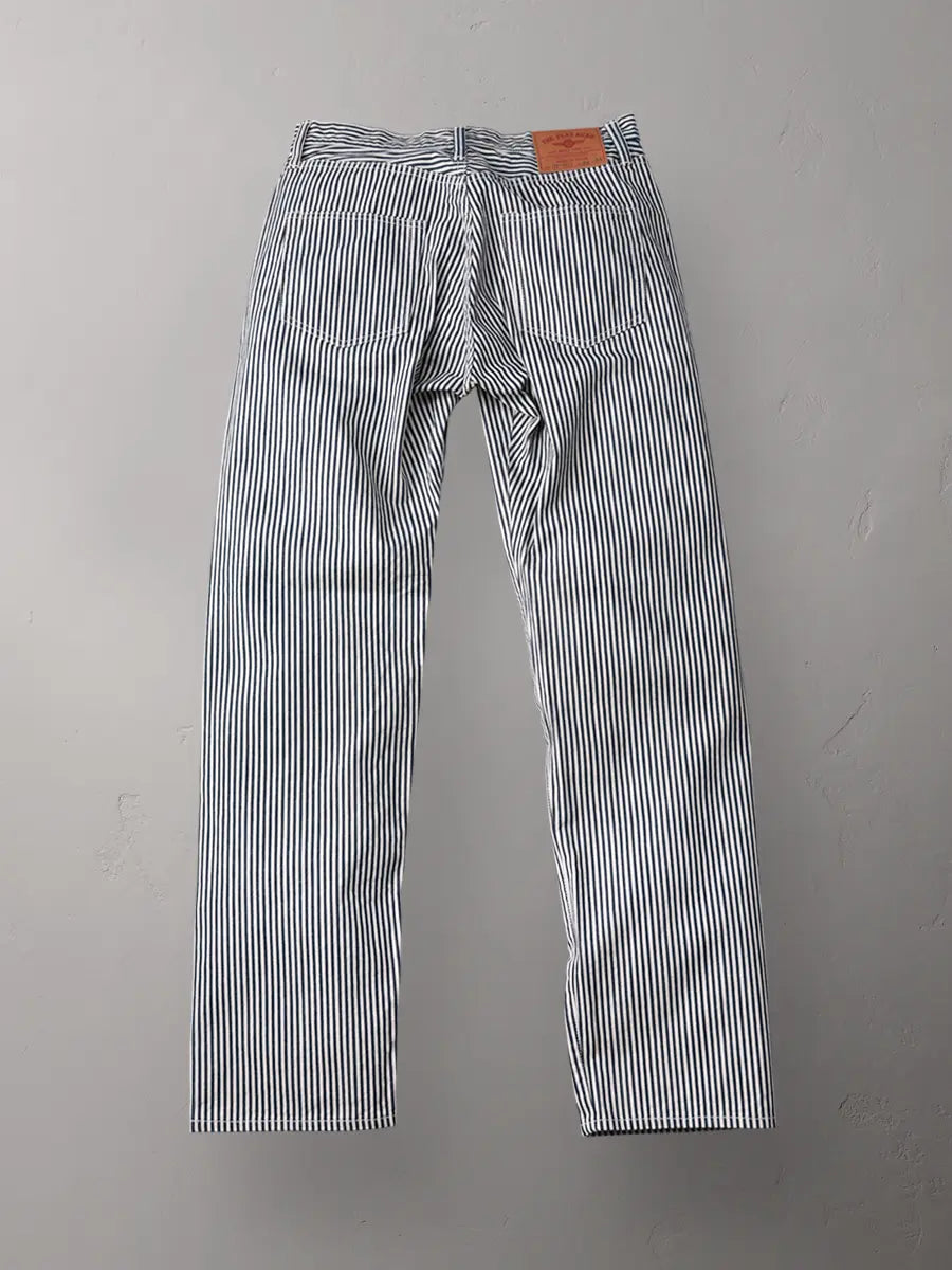 The Flat Head - Hickory Painter Pants [FN-DP-801]