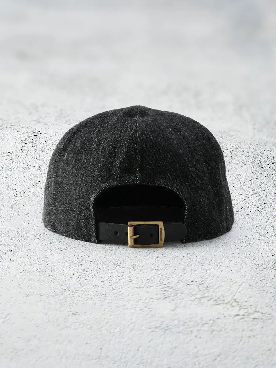 The Flat Head - Speed Queen Denim Hat Black [FN-HC008]