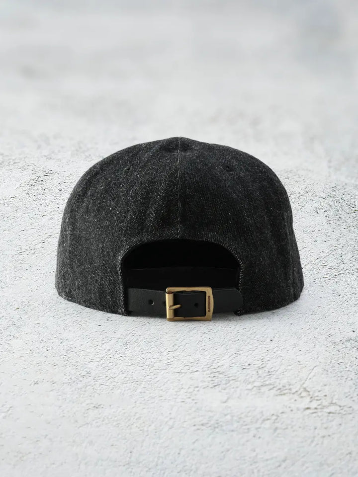 The Flat Head - Speed Queen Denim Hat Black [FN-HC008]