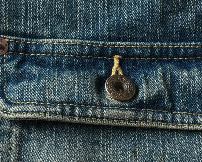 The Flat Head - Left-hand Twill "Real Aging" 1940s Jacket [FN-OJ-D101C] ON PREORDER*