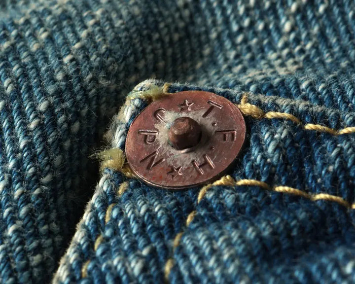 The Flat Head - Left-hand Twill "Real Aging" 1940s Jacket [FN-OJ-D101C] ON PREORDER*