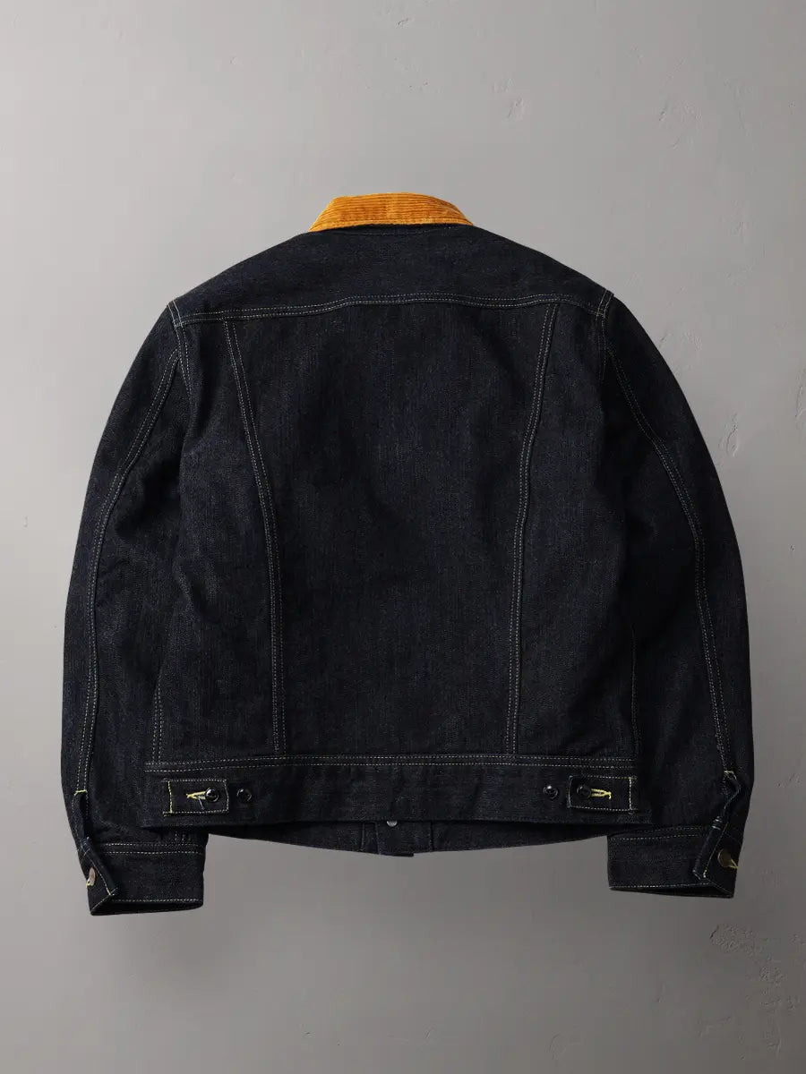 The Flat Head 14.5oz Denim Blanket Jacket [FN-OJ-D102]