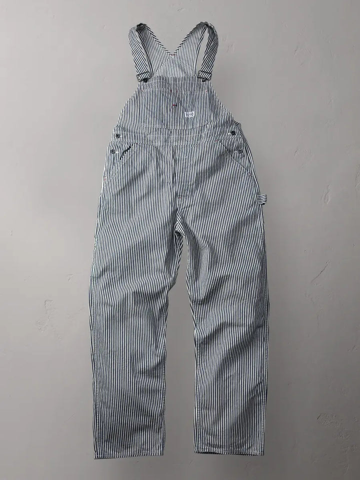 The Flat Head Hickory Overalls [FN-PA-DO801]