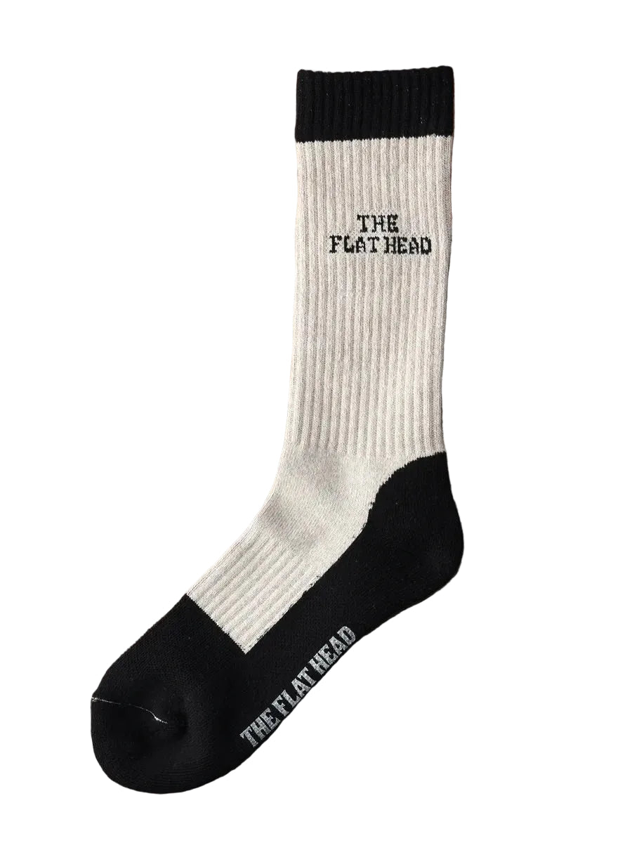 The Flat Head - Boot Socks Beige [FN-SS-101]