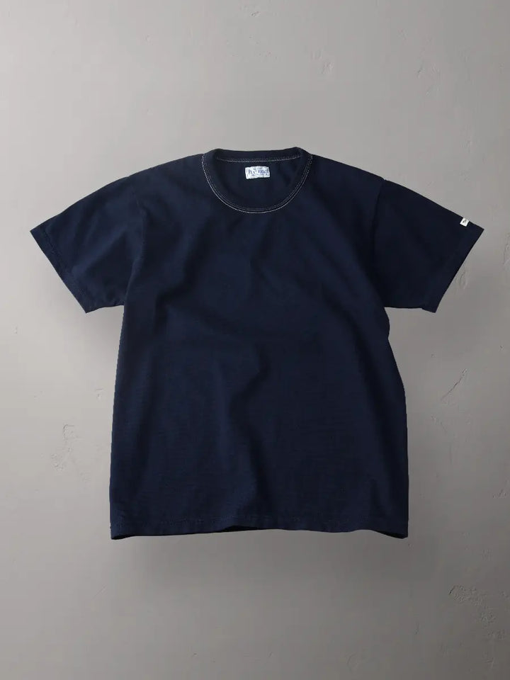 The Flat Head Plain Tee - Navy [FN-THC-001]