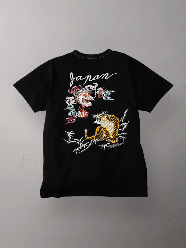 The Flat Head "Dragon & Tiger" Tee [FN-THC-050SP]