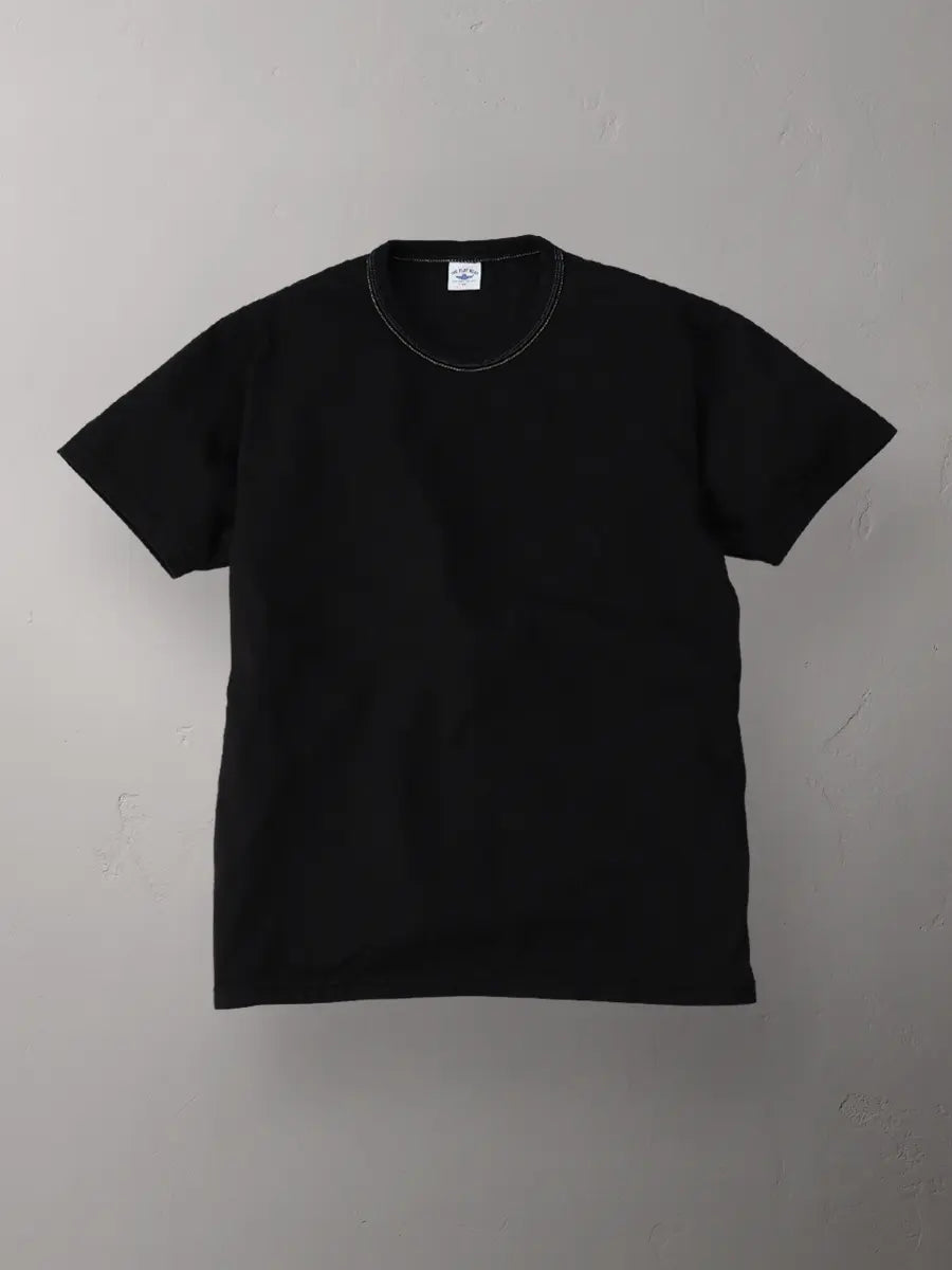 The Flat Head - "Tiger" Embroidered Tee - Black [FN-THC-066SP]