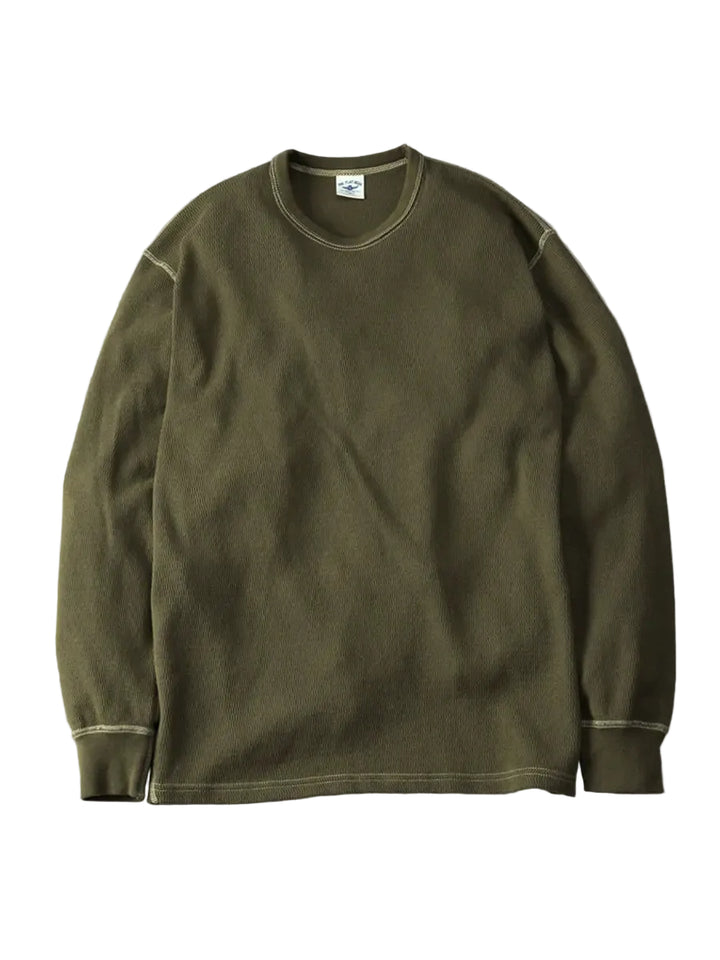 The Flat Head - Thermal Long sleeve Olive [FN-THL-101]