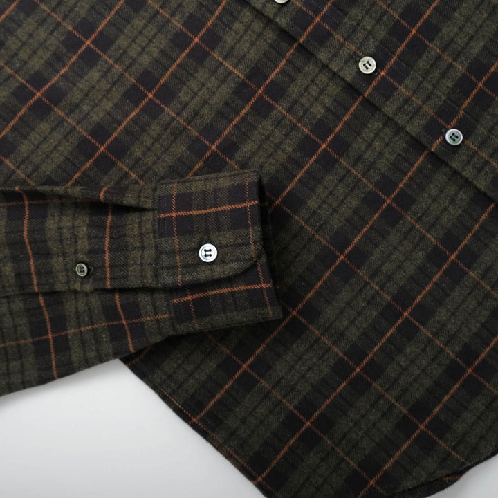 Outclass - Hunter Plaid Flannel Classic Shirt [2363]