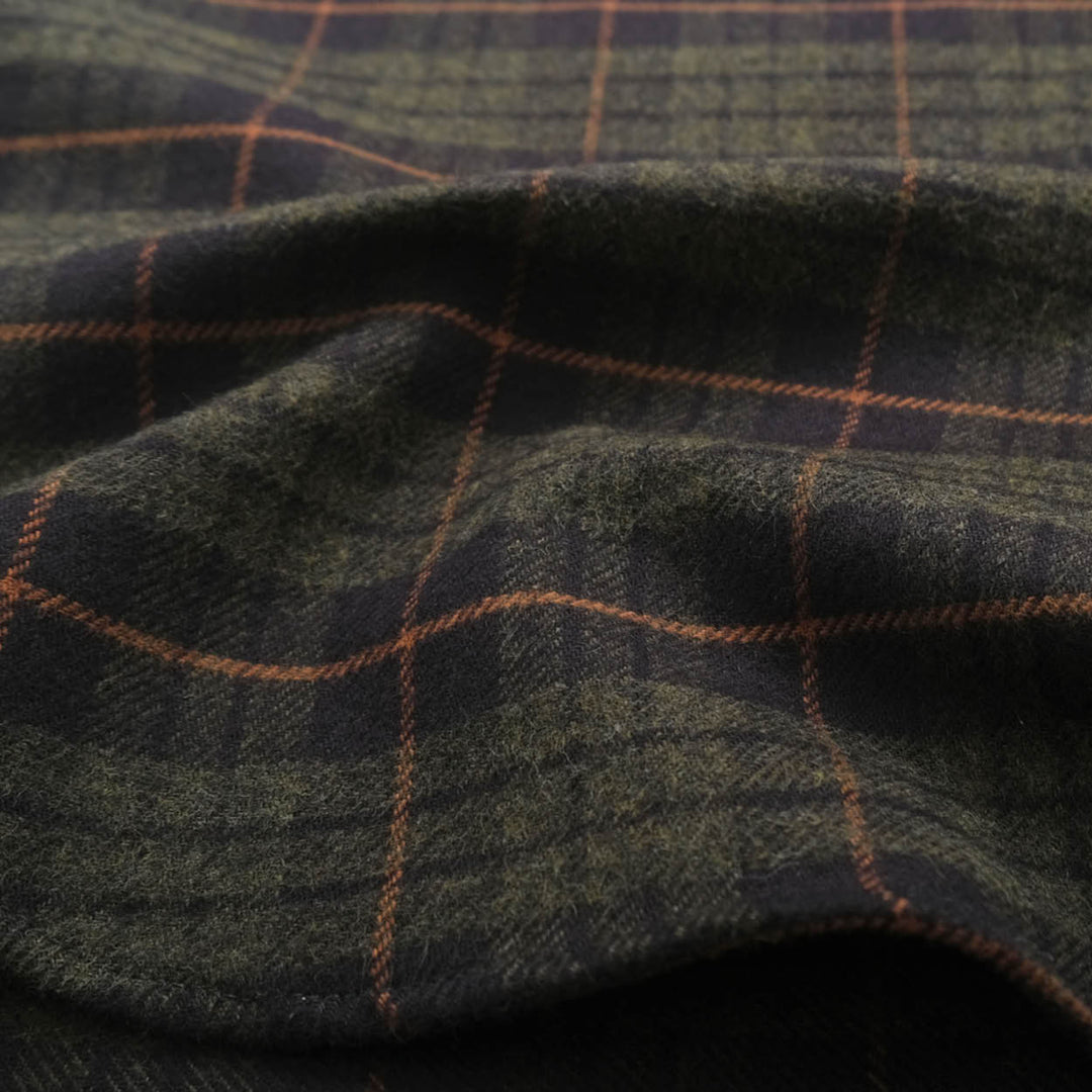 Outclass - Hunter Plaid Flannel Classic Shirt [2363]